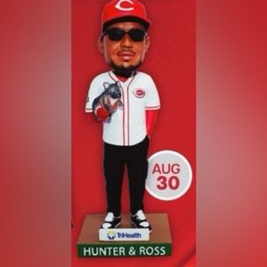Hunter Greene & Ross Bobblehead Cincinnati Reds